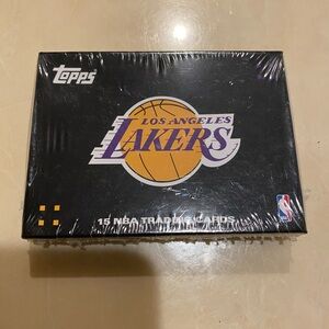 Topps Los Angeles Lakers NBA team set 60th anniversary factory sealed Bryant